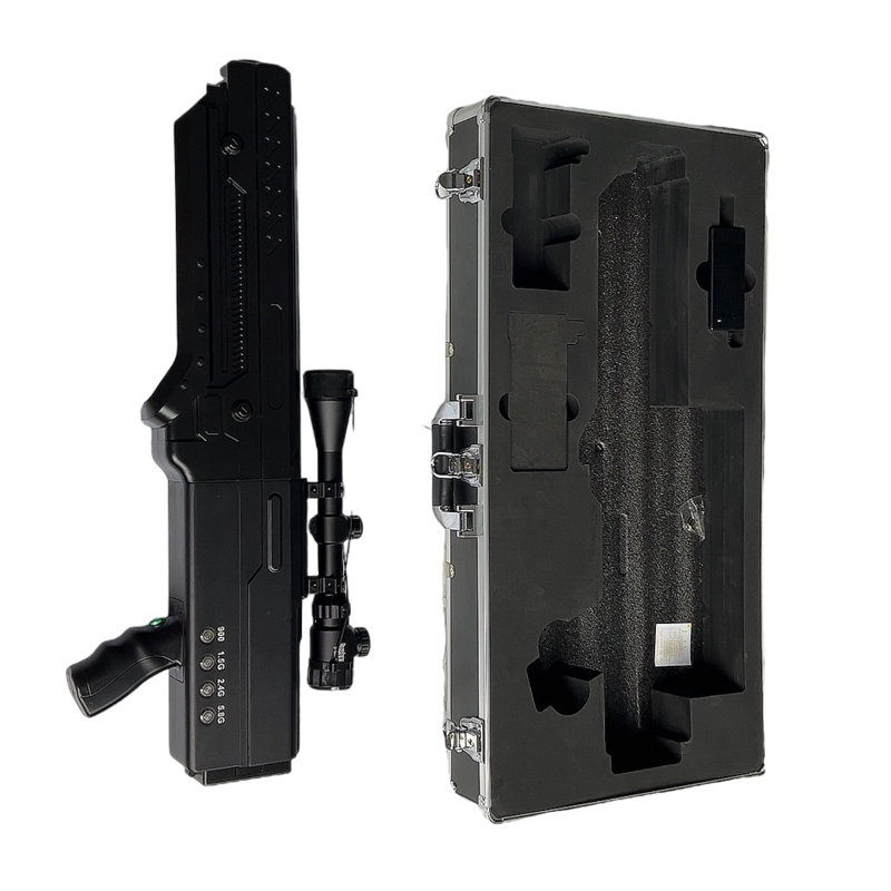  密山手持便携式枪型低空防御反制四通道A型